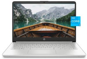 HP 14-with i3-laptop under 400